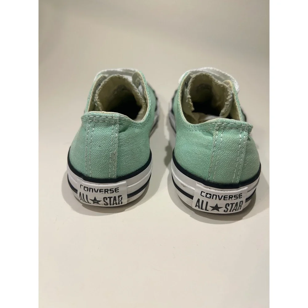 Converse Chuck Taylor All Star Low Top Mint Green Kids Shoes 336565F Size 2Y